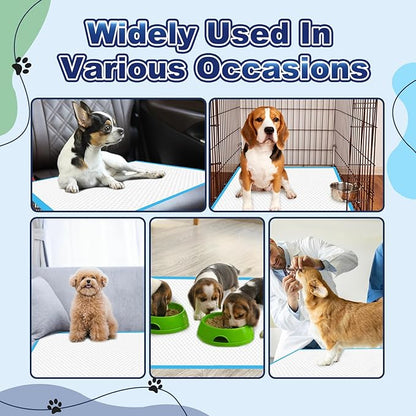 Puppy Pads 50 Pack, 34"x28" Extra Large Dog Pee Pads Thicker Disposable Dog Training Pads Super Absorbent & Leak-Proof, xl 6-Layer Quick-Dry potty Training Pads for doggie, Cats, Rabbits, Pet Supplies
