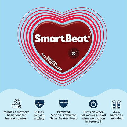 Snuggle Puppy Heartbeat Dog Toy for Puppies, Real-Feel Heartbeat, Calming Sleep Aid and Crate Training Comfort Toy with Heat Pack, Medium Breed Buddies Doodle Appearance (Goldendoodle, Poodle Mix)