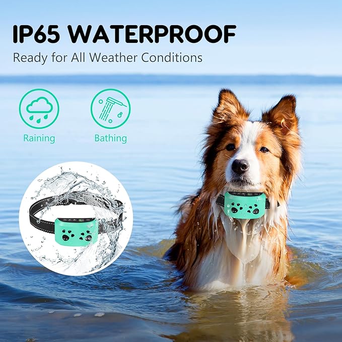 Dog Bark Collar, Svtrat Anti Bark Collars Smart Bark Collar for Small Medium Large Dogs with 4 Training Modes and 7 Level Sensitivity Adjustable