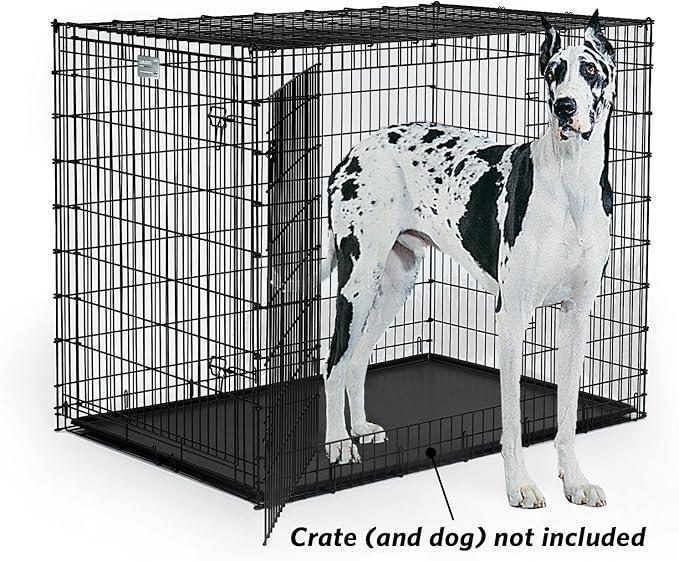 MidWest Homes for Pets Replacement Pan for 54' Long MidWest Dog Crate (SL54DD), Black