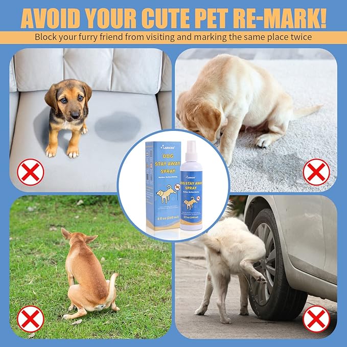 8 Oz Family-Safe Formula for Home Use - Natural Solution for Dogs to Discourage Unwanted Urination in The House