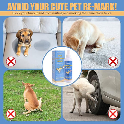 8 Oz Family-Safe Formula for Home Use - Natural Solution for Dogs to Discourage Unwanted Urination in The House