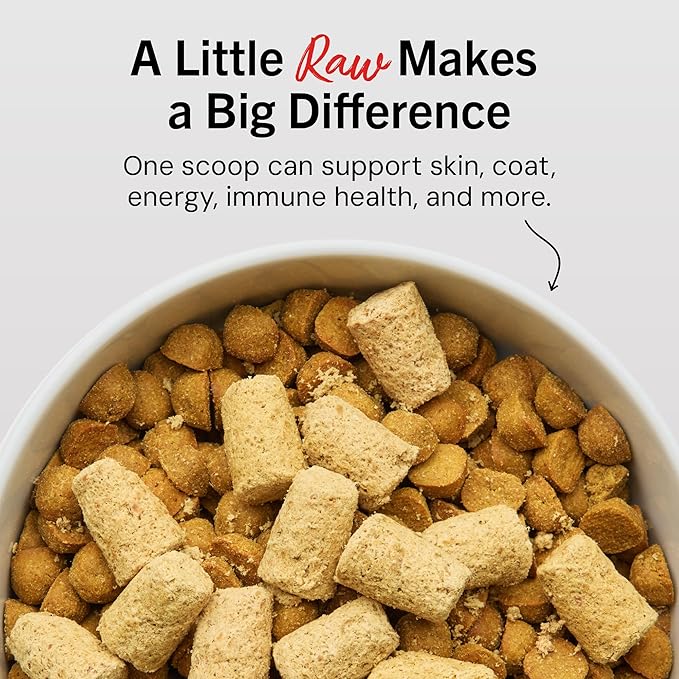 Stella & Chewy's Freeze-Dried Raw Surf & Turf Meal Mixers - Dog Food Topper and Mixer - Made with 95% Grass-Fed Beef & Wild-Caught Salmon - Perfect for Picky Eaters - Grain-Free - 3.5 oz