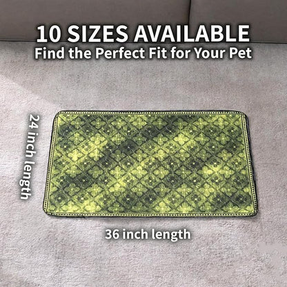Washable Training Pads for Dog Pee Pads for Dogs - Reusable & Super Absorbent Puppy Pads Pet Potty Crates Dog Supplies Puppy Essentials Green/Multi 24" x 36", 2 Pack