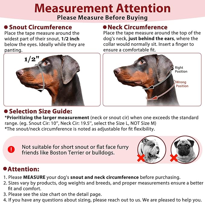 BARKLESS Soft Dog Head Collar, Patented Padded No Pull Head Halter, Training Nose Leash with Safety Link for Medium Large Dogs, Adjustable Muzzle Leash, Easy Control for Walking (M, Red)