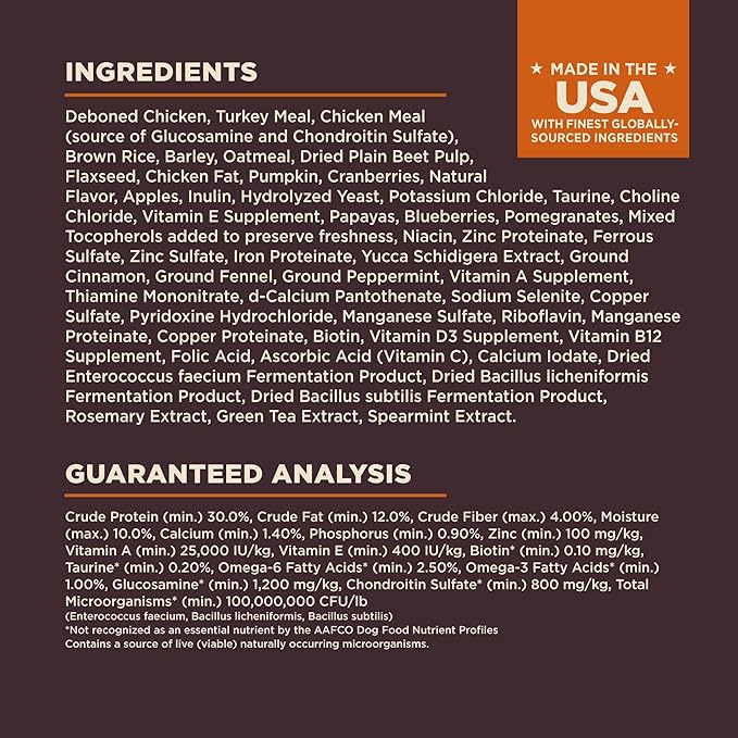 Wellness CORE Digestive Health Large Breed Adult Dry Dog Food, Wholesome Grain Kibble, Sensitive Stomach, Natural, High Protein, Chicken and Brown Rice Recipe, 24 lb Bag