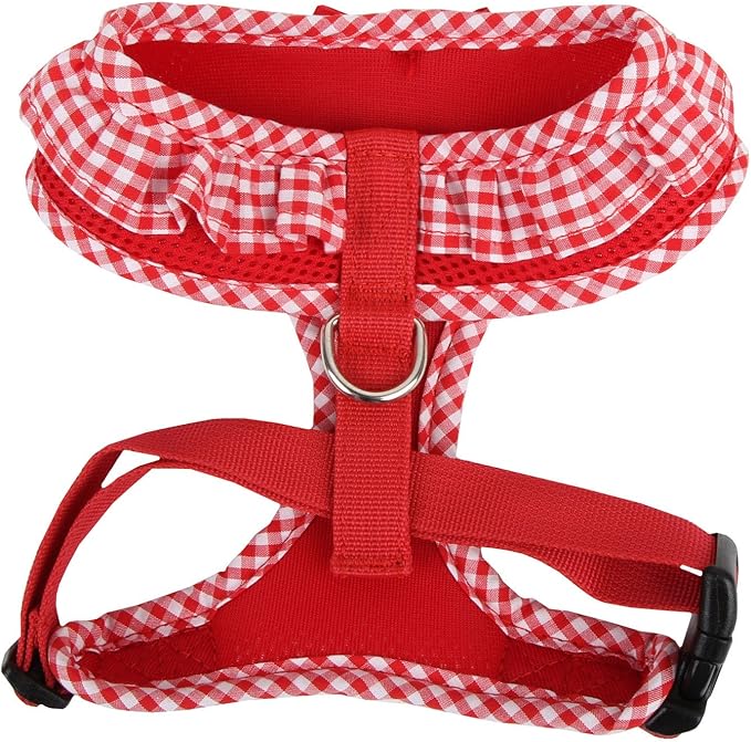 Authentic Puppia Vivien Harness, Red, Small