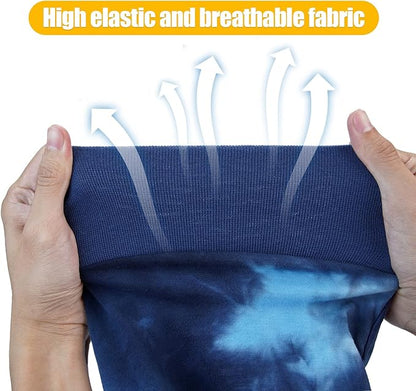 Breathable Dog Recovery Suit for Medium Large Dogs Onesie Tie Dye Pjs for Abdominal Wounds,Shedding, Prevent Licking S Blue2