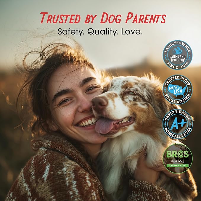 Farmland Traditions New Filler Free Dogs Love Pork Premium Jerky Treats for Dogs 2.5 Pound (Pack of 1).