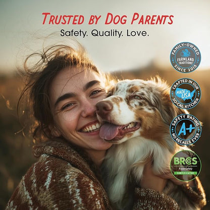 Farmland Traditions Filler Free Dogs Love Turkey & Sweet Potato Premium Jerky Treats for Dogs, 1 lb. Bag