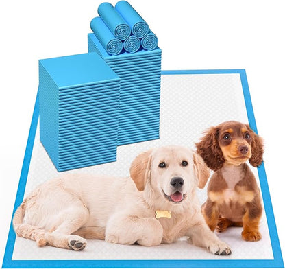 Upgrade Leak-Proof Pet Training and Puppy Pads, Jumbo Pee Pads for Dogs with Thicken Polymer Heavy Absorbency, Quick Dry Disposable Pee Pads for Cats Dogs (30, Regular 30''x36'')