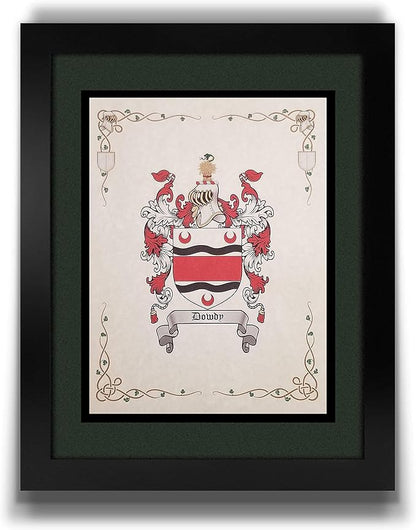 Mr Sweets Van Wormer Coat of Arms, Family Crest 8.5x11 Print - Surname Origin: Dutch Holland The Netherlands