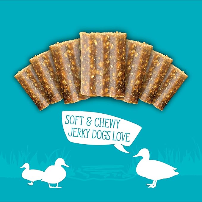 Evolve Grain Free Duck, Pea and Blueberry Jerky Bites Dog Treats