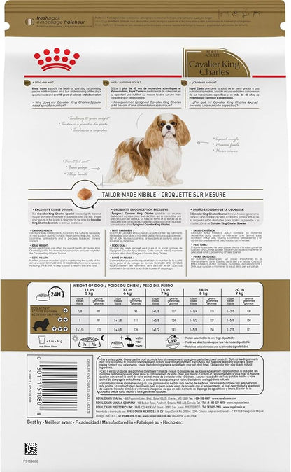 Royal Canin Breed Health Nutrition Cavalier King Charles Spaniel Adult Dry Dog Food, 10 lb Bag