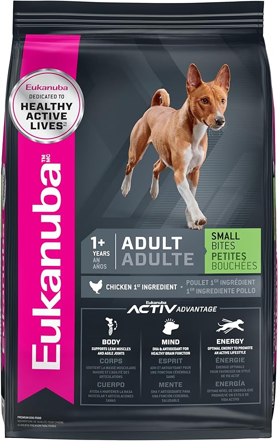 Eukanuba Adult Small Bites Dry Dog Food, 30 lb Bag