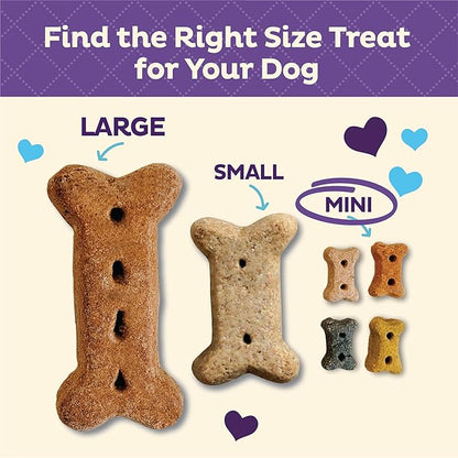 Old Mother Hubbard by Wellness Classic Natural Puppy Treats, Crunchy Oven-Baked Biscuits, Ideal for Training, Mini Size Dog Treats, 20 Ounce Bag (Pack of 2)