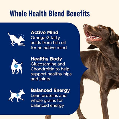 Nutrish Large Breed Real Beef, Pea, Carrot & Brown Rice Recipe Whole Health Blend Dry Dog Food, 40 lb. Bag (Rachael Ray)