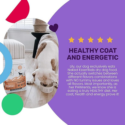 I and love and you Naked Essentials Dry Dog Food - Chicken + Duck - High Protein, Real Meat, No Fillers, Prebiotics + Probiotics, 23lb Bag