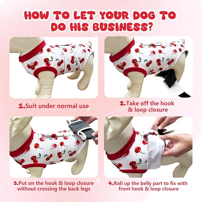 Dog Recovery Suit, Professional Dog Clothes for Surgery Female Male, Dogs Surgery Recovery Bodysuit Shirt for Spay Neuter, Pet Anti-Licking Onesie for Small Medium Large Dogs Cats, Large