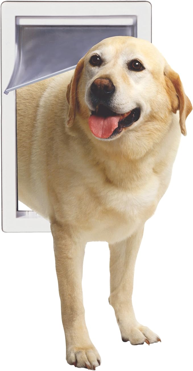 Perfect Pet Pet Door with Telescoping Frame, Extra Large, 10.25" x 15" Flap Size