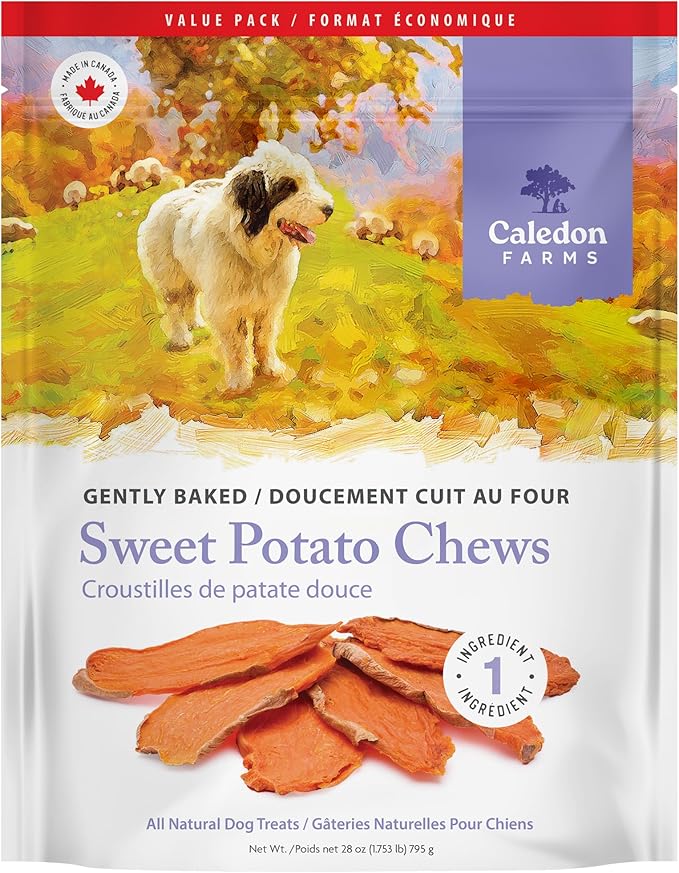 Caledon Farms Value Pack Sweet Potato Chews Dog Treats 28oz/795G