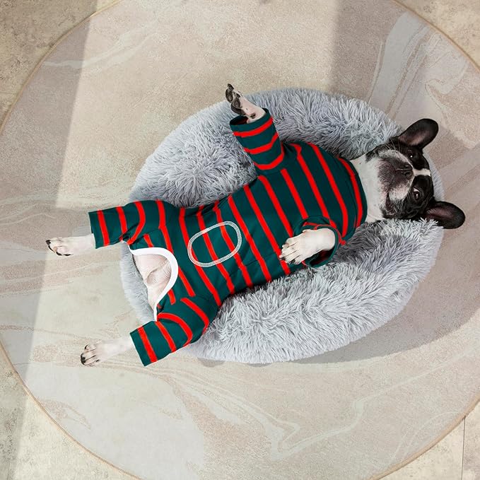 Post Surgery Dog Shirt - Male/Female, Anti-Licking Dog Snugly Onesie, E-Collar Alternative Surgical Clothes