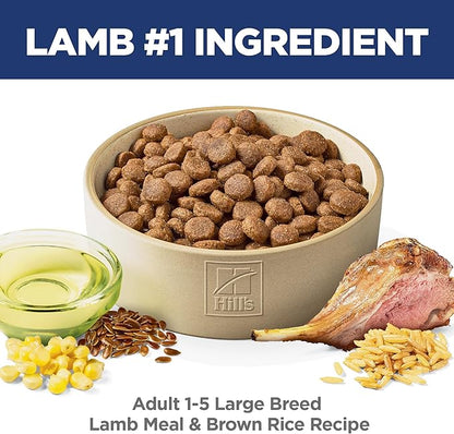 Hill's Science Diet Adult 1-5 Large Breed Recipe Dry Dog Food, Lamb Meal & Brown Rice, 33 lb. Bag