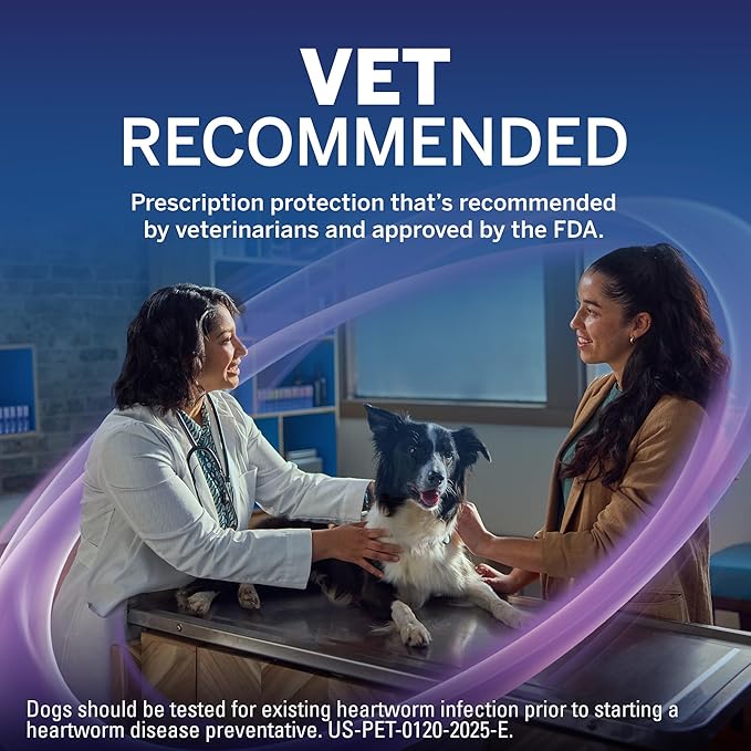 NexGard Plus (afoxolaner, moxidectin, and pyrantel) Flea and Tick Protection & Heartworm Preventive for Dogs Soft Beef Flavored Chewables, 17.1-33 lbs. (Gold) 6 Chews (6 Month Supply)