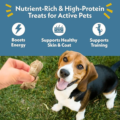 Fresh Is Best Freeze Dried Whole Chicken Necks for Dogs & Cats - Raw Crunchy Single Ingredient Dog Treats - High-Protein Dental Chews in Resealable Bag - Made in USA
