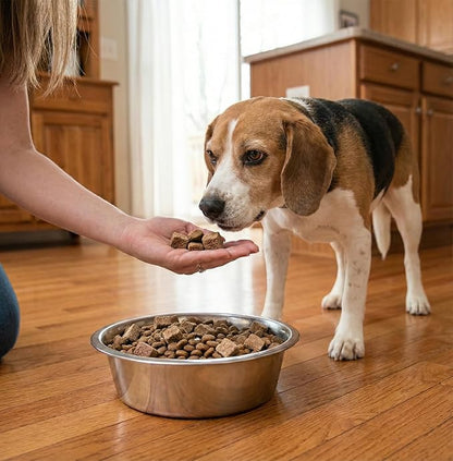 Fieldcrest Farms Freeze-Dried Raw Lamb & Chicken Dog Food Toppers or Treats, All Natural, Real Ingredients, No Additives or Fillers, Protein & Flavor Boost, 12 oz