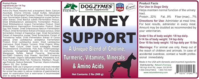 Dogzymes Kidney Support (1 Pound)