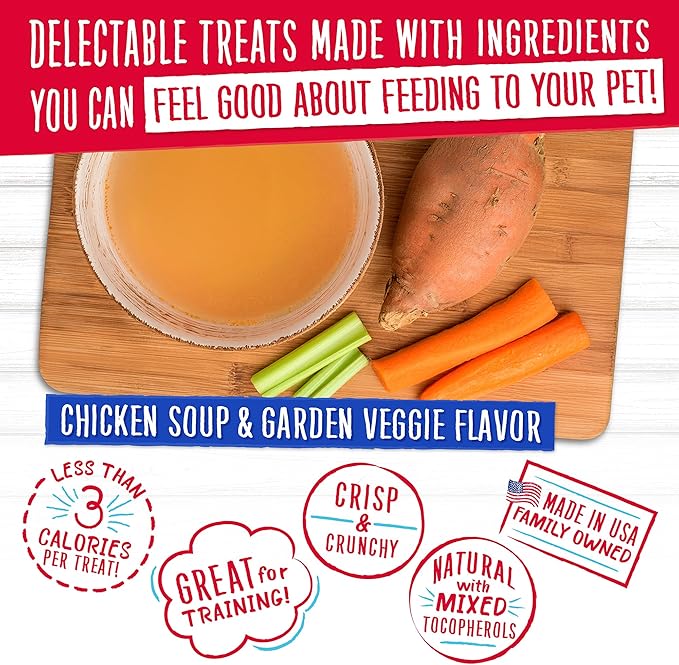 Charlee Bear Chicken Soup & Garden Veggie Dog Treats 16 oz. bag