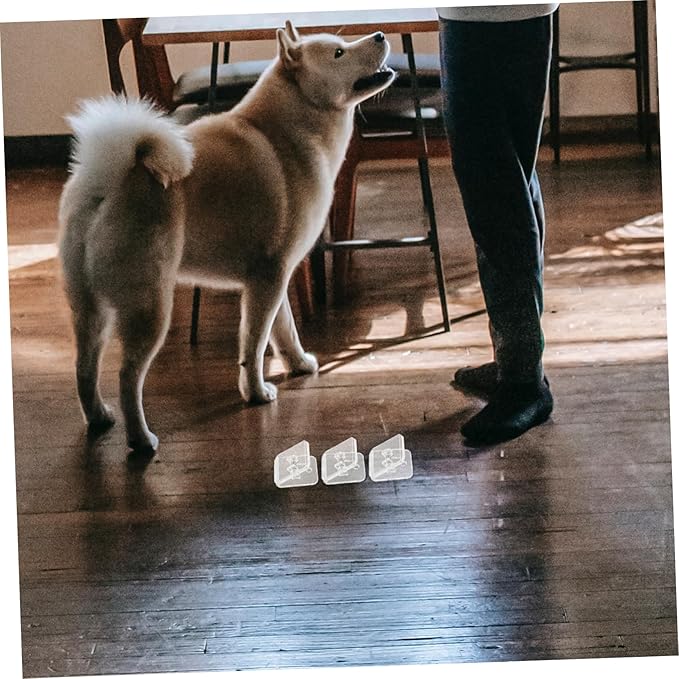 BESPORTBLE 6pcs Dog Pee Pad Holder Transparent Adhesive Wall Tray for Indoor Potty System Strong Adhesion Dog Training Pad Clip Reduces Accidents Supports Housebreaking
