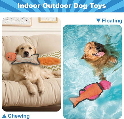 Duck Oxford Launching Flying Dog Toy with Rope Slingshot Chase Fetch Training Interactive Dog Toy Durable Stuffed Animal Crinkle Dog Squeaky Toy for Medium Large Dogs Toy Gift 43cm/16.93in