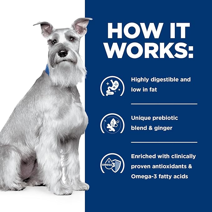 Hill's Prescription Diet i/d Low Fat Digestive Care Dry Dog Food, Chicken, 17.6 lb. Bag