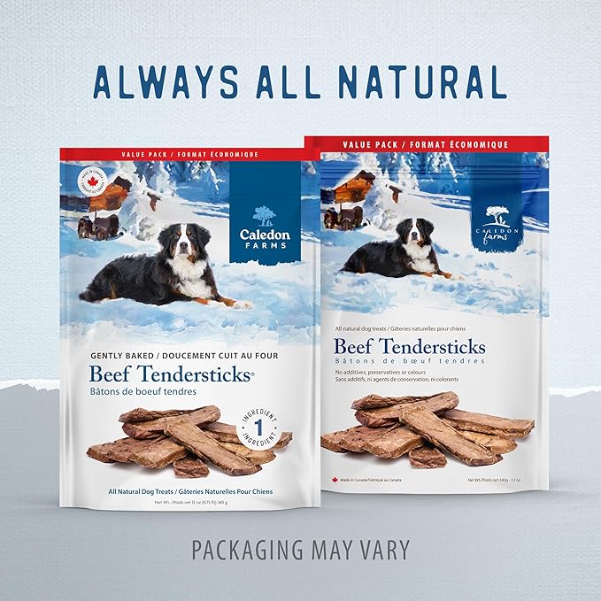 Caledon Farms Value Pack Beef Tendersticks All Natural Dog Treats 340G/12OZ