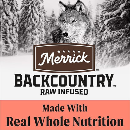 Merrick Backcountry Healthy Grains Premium Dog Food Kibble with Freeze Dried Raw Pieces, Pacific Catch Recipe - 20.0 lb. Bag