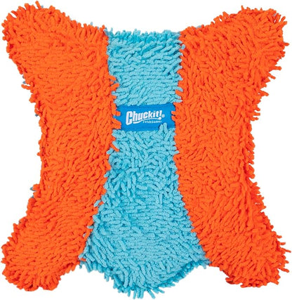 Chuckit! Indoor Fetch Squirrel Toy for Dogs - Interactive Dog Toys for Boredom, Orange and Blue