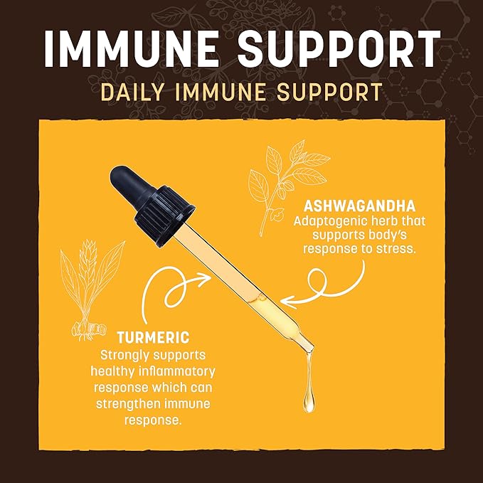 Earth Animal Apothecary Liquid Supplement - Immune Support Herbal Remedies for Dogs & Cats - 2 fl oz