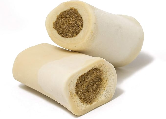 Cadet Stuffed Shin Bone - Highly Digestible, High Protein, Long-Lasting Dog Chew Bone for Aggressive Chewers, Supports Dental Health, Peanut Butter Flavor, Large (1 Count) (Pack of 2)