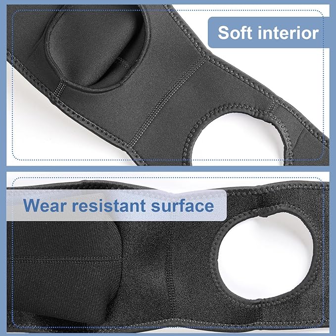 Coodeo Dog Recovery Suit, Cone Collar Alternative, Abrasion Resistant Dog Recovery Sleeve, Washable 2.5mm Thick and Waterproof, Pet Wounds Prevent Licking, Bite, Keep Dry (Black, M)