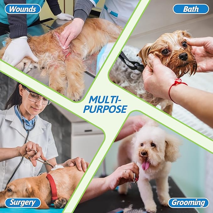 Soothing Recovery Cone for Dogs & Cats, Soft Anti-Lick Collar for Post-Surgery Protection, Comfortable Elizabethan Cone Alternative for Spay Neuter Recovery, Adjustable Design (S)