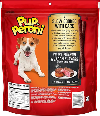 Pup-Peroni Filet Mignon & Bacon Flavor Dog Treats, 22.5 Oz. Bag