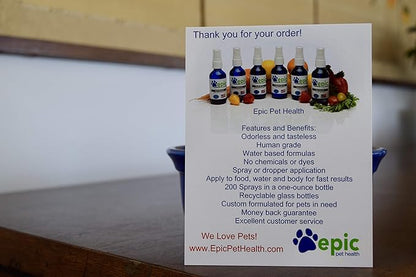 Clear - Natural, Electrolyte, Odorless Pet Supplement That Reduces Allergies and Coughing Naturally (Dropper, 1 Ounce)