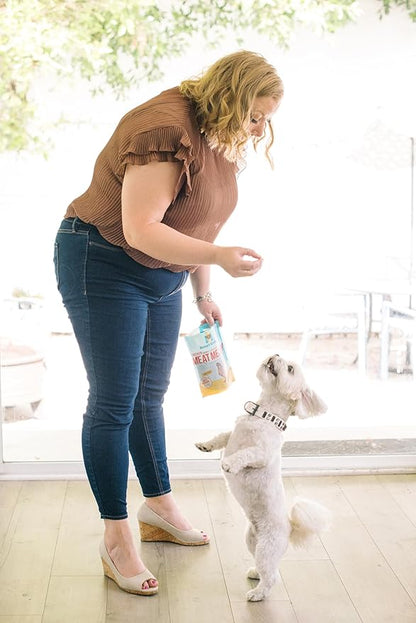 Chicken Meat Medley Freeze Dried Dog Treats USA Sourced and Small Batch Made - Human-Grade, All Natural Dog Treats Without Artificial Preservatives, Grain Free - 3 oz