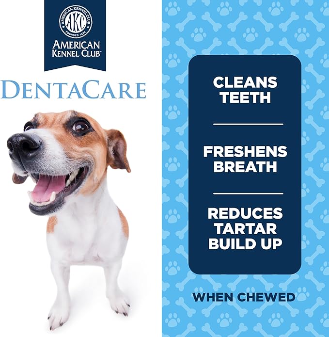 American Kennel Club Dentacare Yogurt & Fruit Flavor Dog Treats, 20 Count
