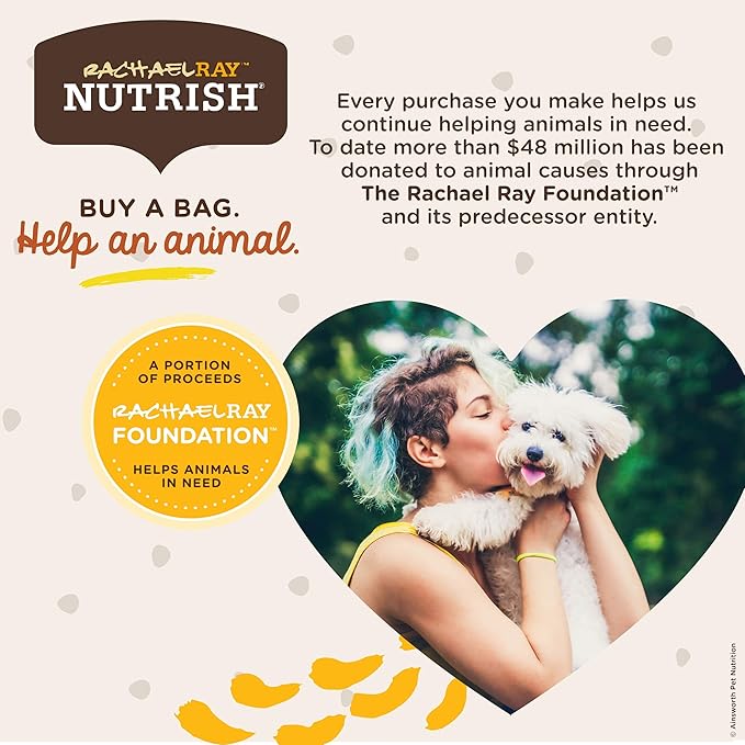 Rachael Ray Nutrish Dry Dog Food, Real Beef, 6 Pounds | Premium Natural | Added Vitamins & Minerals | Brown Rice Recipe | Pack of 2