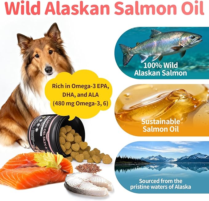 Salmon Oil for Dogs (Chicken 90Ct)