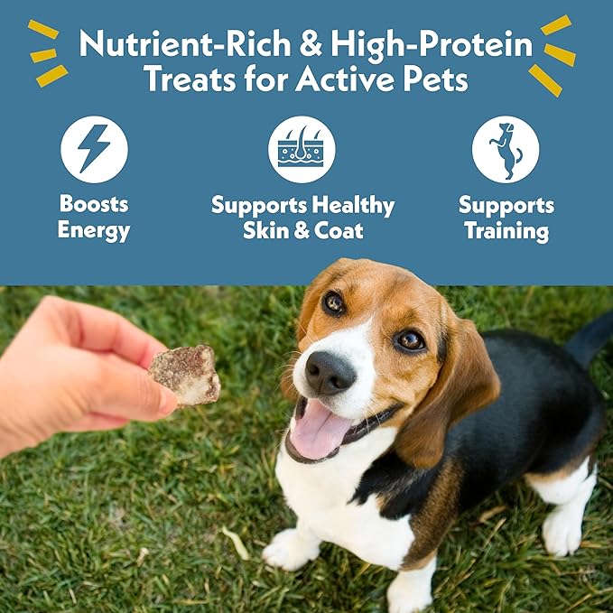 Fresh Is Best Freeze Dried Dog Treats - Raw Freeze Dried Chicken Liver Treats for Dogs & Cats - Chicken Livers in Resealable Zipper Bag - High-Protein Single Ingredient Dog Treat - Made in the USA