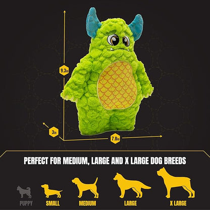 Bite Force - Durable & Strong Dog Toy with Squeaker, Kevlar-Reinforced for Aggressive chewers,